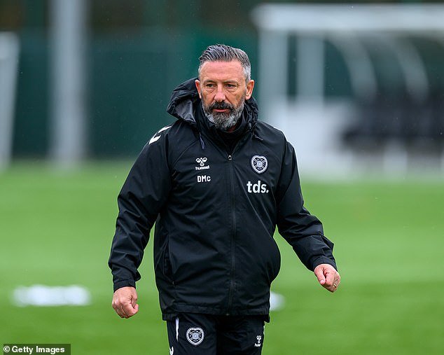 La carrera por el título sigue siendo una carrera de tres caballos, insiste el jefe de los Hearts, Derek McInnes.