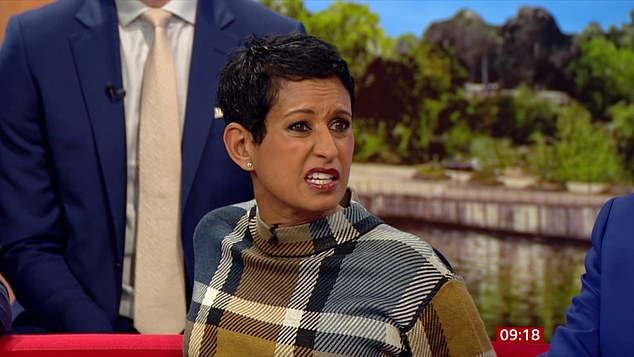 El brutal discurso de despedida de Naga Munchetty y OTRO dolor de cabeza para la BBC: los conocedores mienten sobre las ‘burlas astutas y torpes’ y el comportamiento ‘extraño’, diciendo: ‘¡Ella simplemente no puede evitarlo!’