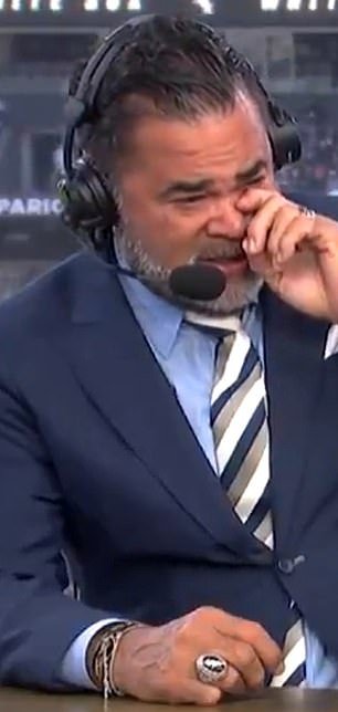 Analista de la MLB llora en vivo al aire tras descubrir emotiva noticia