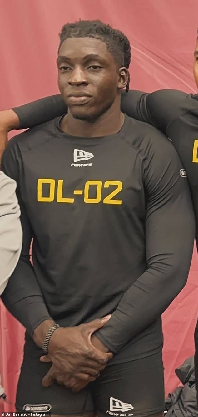 El prospecto del draft de la NFL de 6 pies 2 pulgadas y 300 libras se está volviendo viral… a pesar de que casi nunca ha jugado fútbol americano.