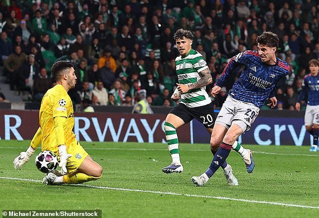 Sporting Lisboa 0-1 Arsenal: Kai Havertz logra un dramático gol tardío para los decididos Gunners para calmar los nervios en la búsqueda de los cubiertos y detener el declive