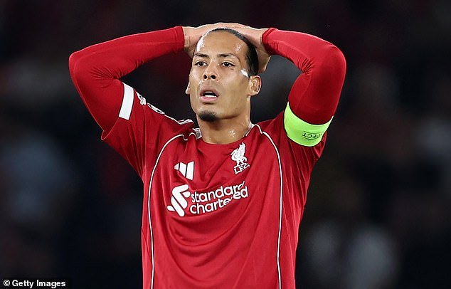 Virgil van Dijk califica la temporada del Liverpool como “INACEPTABLE” después de la derrota ante el Paris Saint-Germain, pero el capitán insinúa el plan de los Rojos para superar el déficit de la Liga de Campeones