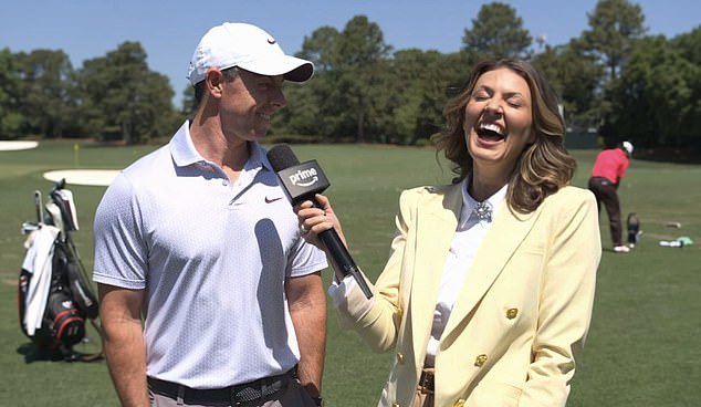 Rory McIlroy deja histérica a la presentadora de golf de televisión Amanda Balionis durante la entrevista final del Masters dos años después del rumor de romance