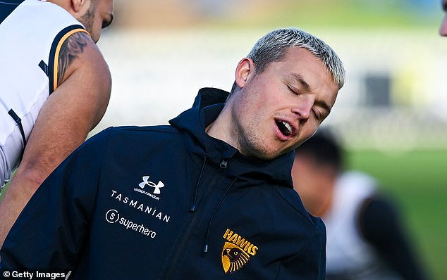 La preparación de la Ronda de Reunión del villano de la AFL da un giro extraño después de que se hizo un descubrimiento impactante en su casa pocas horas antes del vuelo de Adelaida.