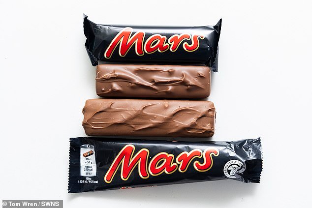 Mars ha sido acusada de “shrinkflation” porque sus barras de chocolate se han reducido en casi una cuarta parte manteniendo el precio igual.