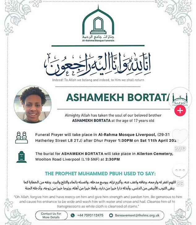 En la foto: Niño de 17 años que se ahogó después de desaparecer en el lago mientras visitaba un popular castillo en Gales durante la ola de calor posterior a Pascua.