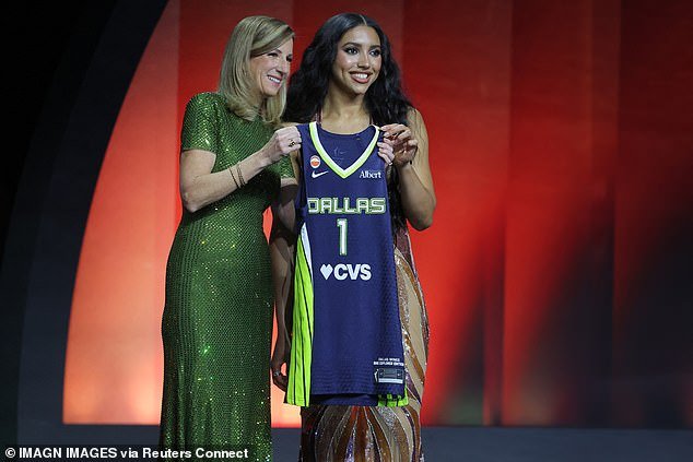 Azzi Fudd ocupa el puesto número 1 en general para las Dallas Wings en el Draft de la WNBA de 2026 mientras la estrella de UConn se une a su novia Paige Bueckers.
