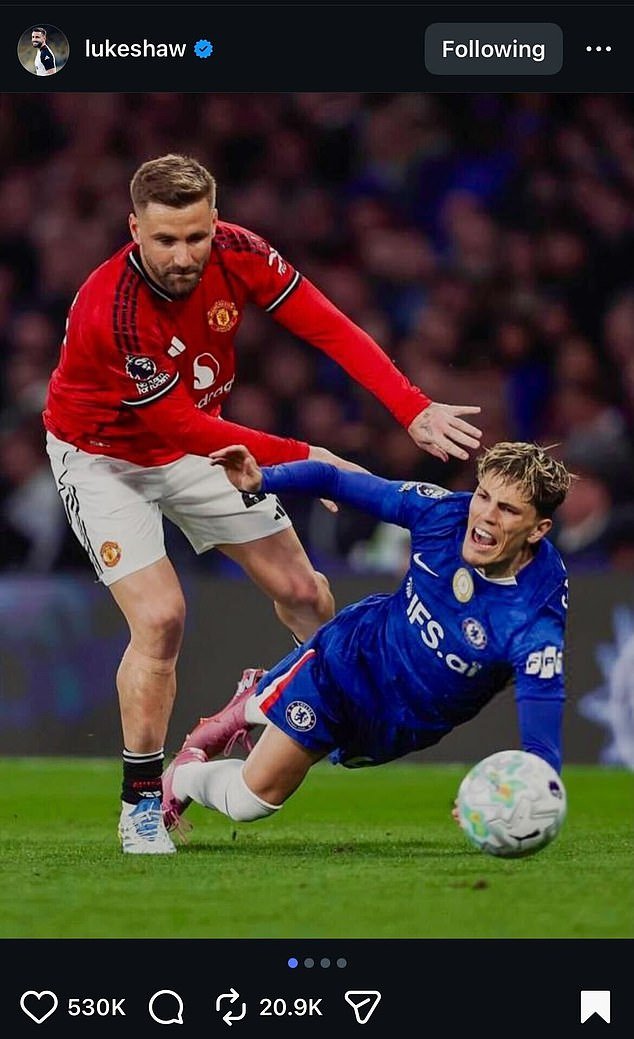 Las estrellas del Man United se burlan brutalmente de Alejandro Garnacho: Luke Shaw lidera las burlas con excavaciones en Instagram mientras los jugadores le dan la espalda al controvertido ex compañero de equipo durante el tiempo de juego después de que admitió haber hecho cosas ‘malas’ antes de su salida de Old Trafford