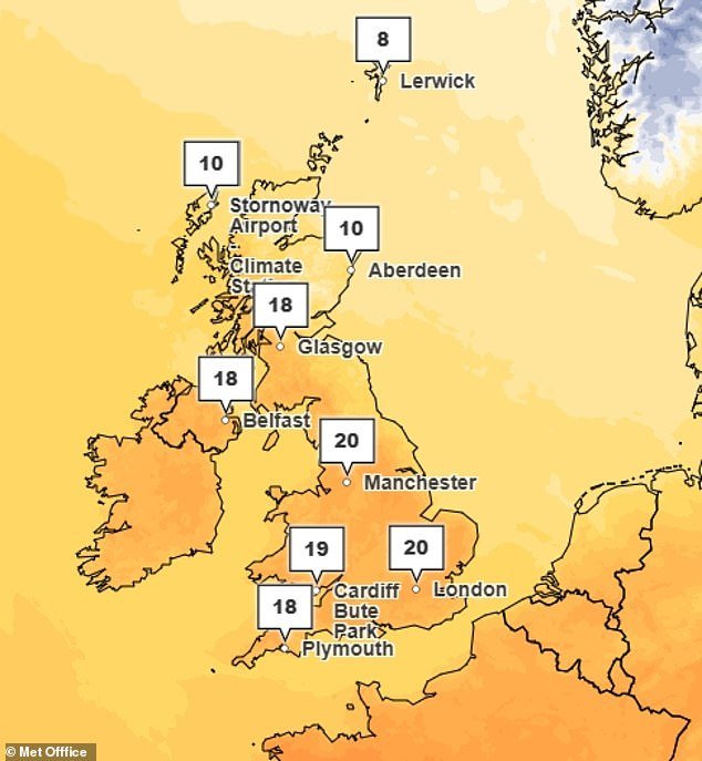Se espera que las temperaturas en Gran Bretaña superen los 20 ° C este fin de semana mientras continúa el sol primaveral: el clima seco amenaza con descarrilar el Campeonato Mundial de Salto en Charcos