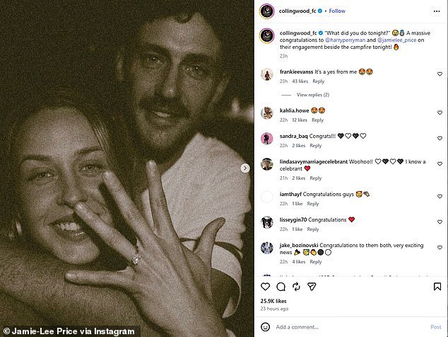 Una de las parejas más poderosas del deporte australiano anuncia su compromiso con un vídeo MUY descarado