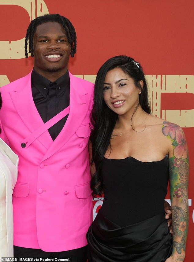 La esposa de la estrella de los Jaguars, Travis Hunter, advierte urgentemente a los WAG del Draft de la NFL: “No es posible”