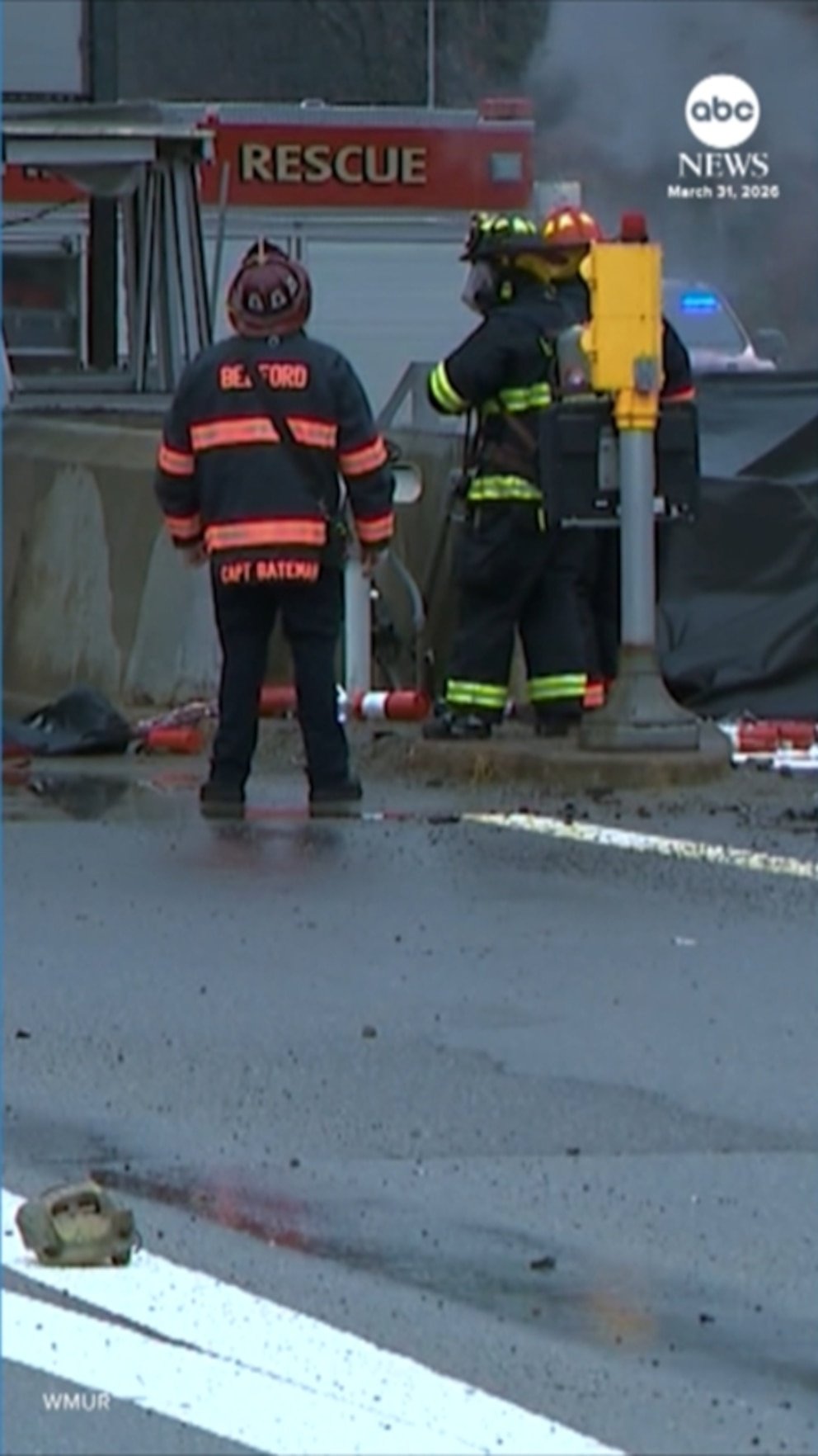 Video Gobernadora de New Hampshire y su equipo de seguridad apoyan al conductor tras accidente: Policía