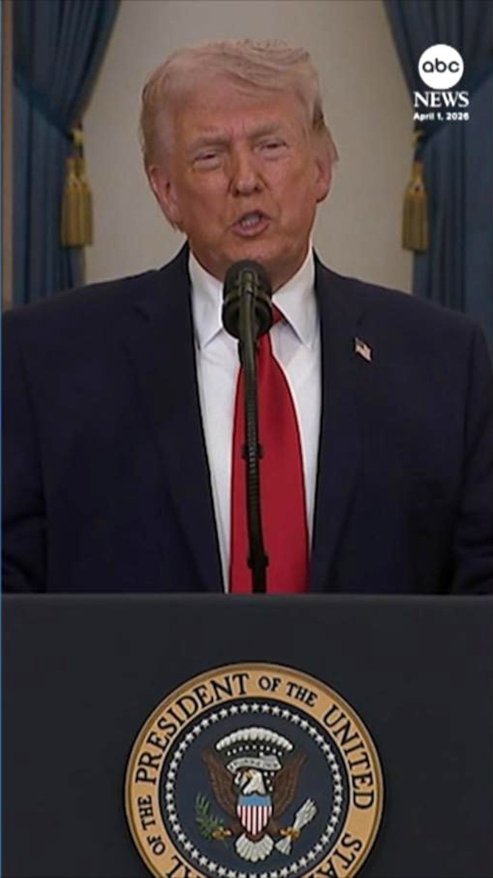 MIRAR: El presidente Trump promociona su éxito contra Irán en un discurso en horario de máxima audiencia