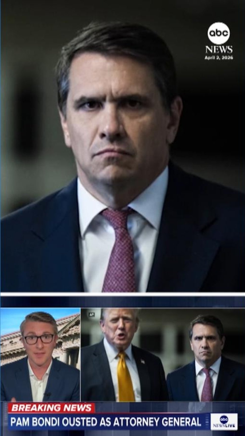 Vídeo Todd Blanche asumirá el cargo de fiscal general interino tras el despido de Bondi