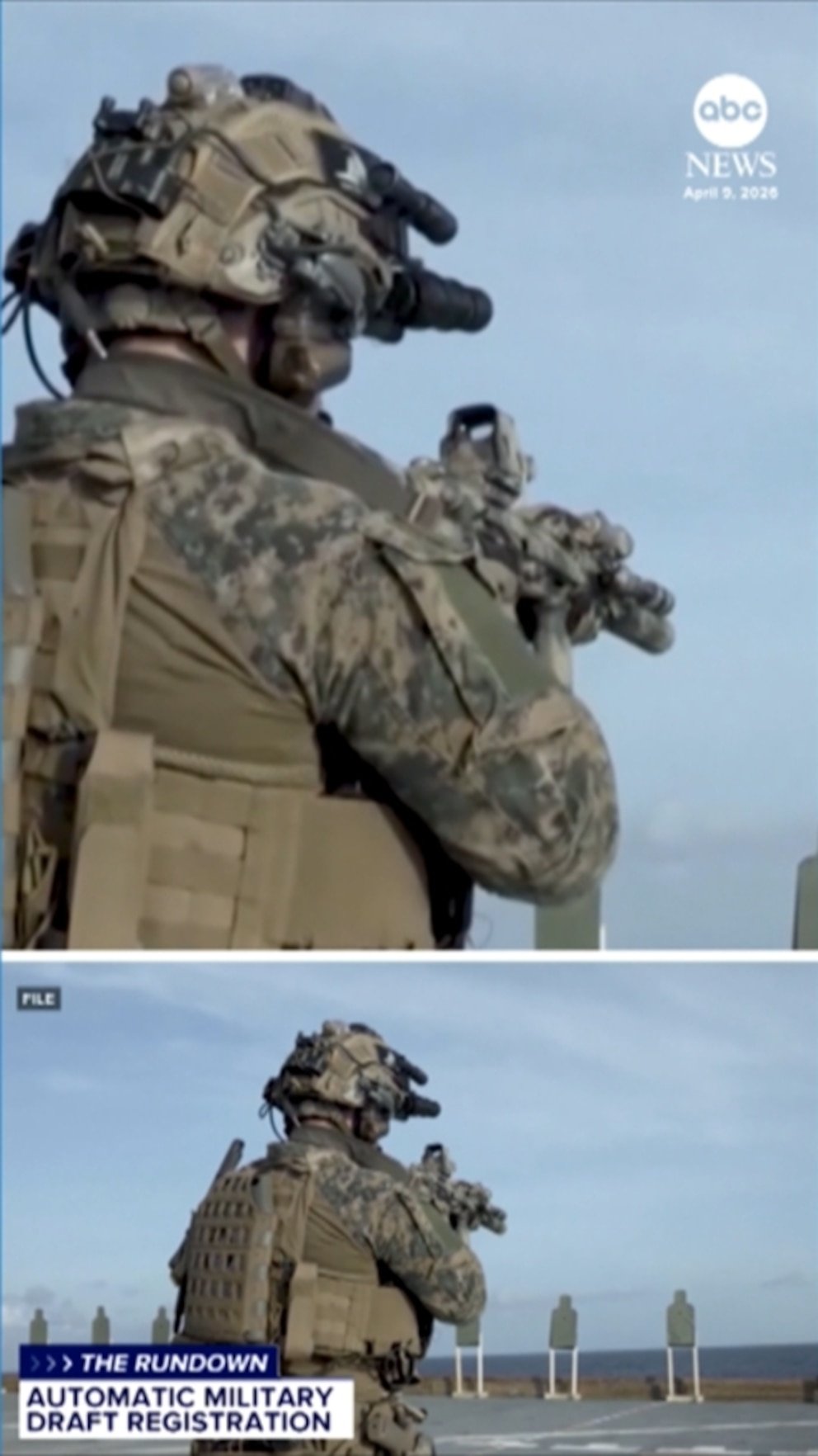 MIRAR: Los hombres jóvenes en los EE. UU. se inscriben automáticamente en el servicio militar obligatorio