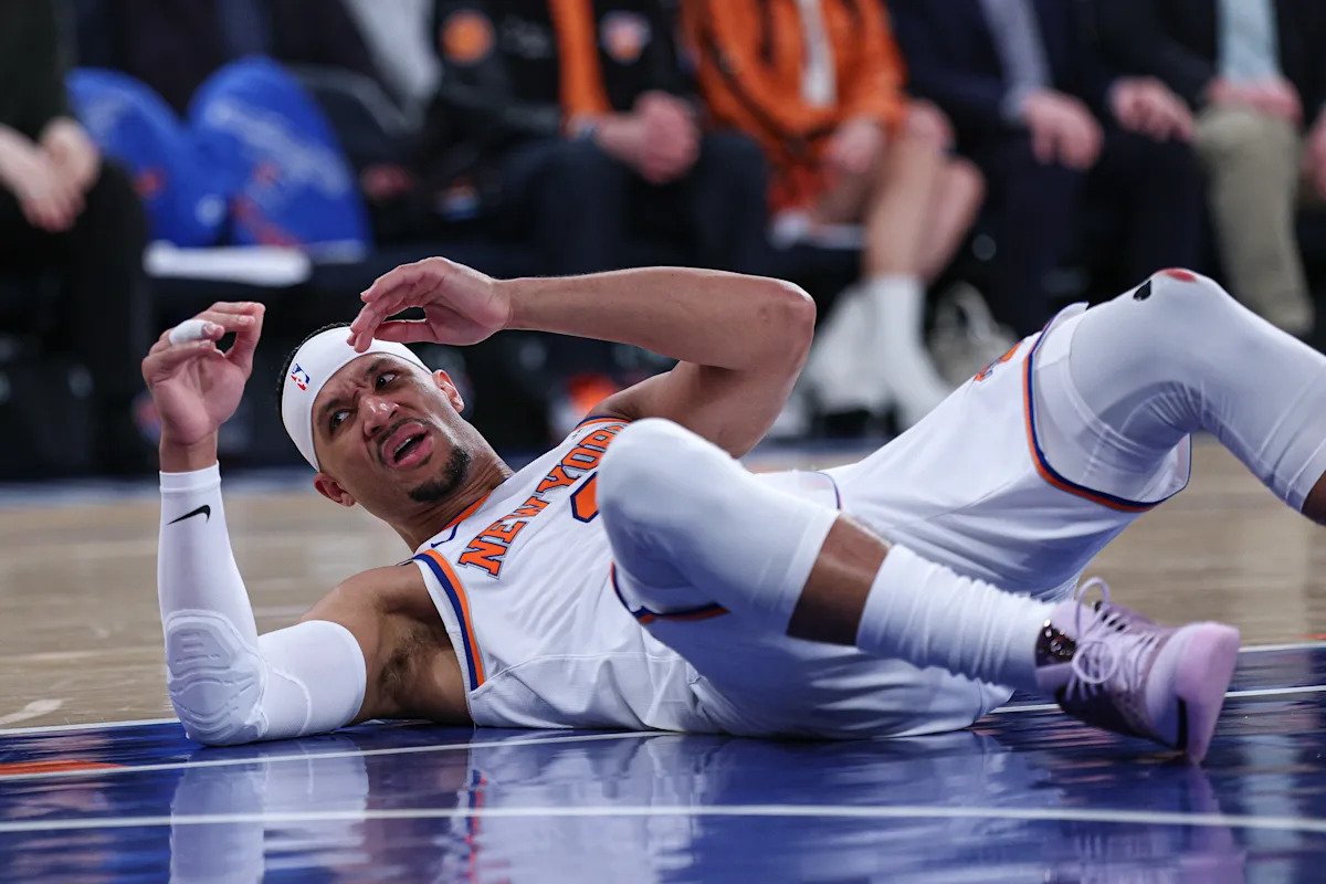 Josh Hart de los Knicks está en duda para el Juego 6 contra los Hawks debido a un hematoma en la espalda baja