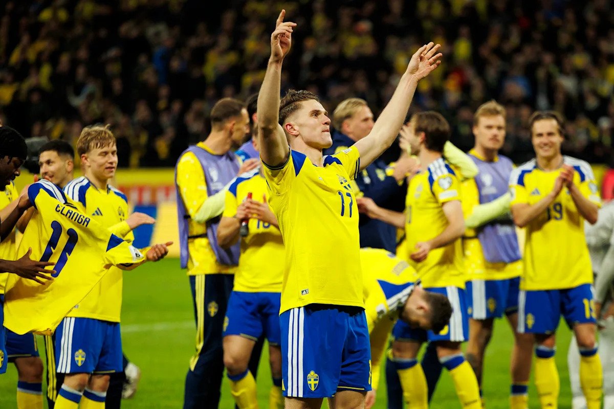 A 70 días del Mundial: Suecia se cuela al torneo de 2026 sin ganar la clasificación