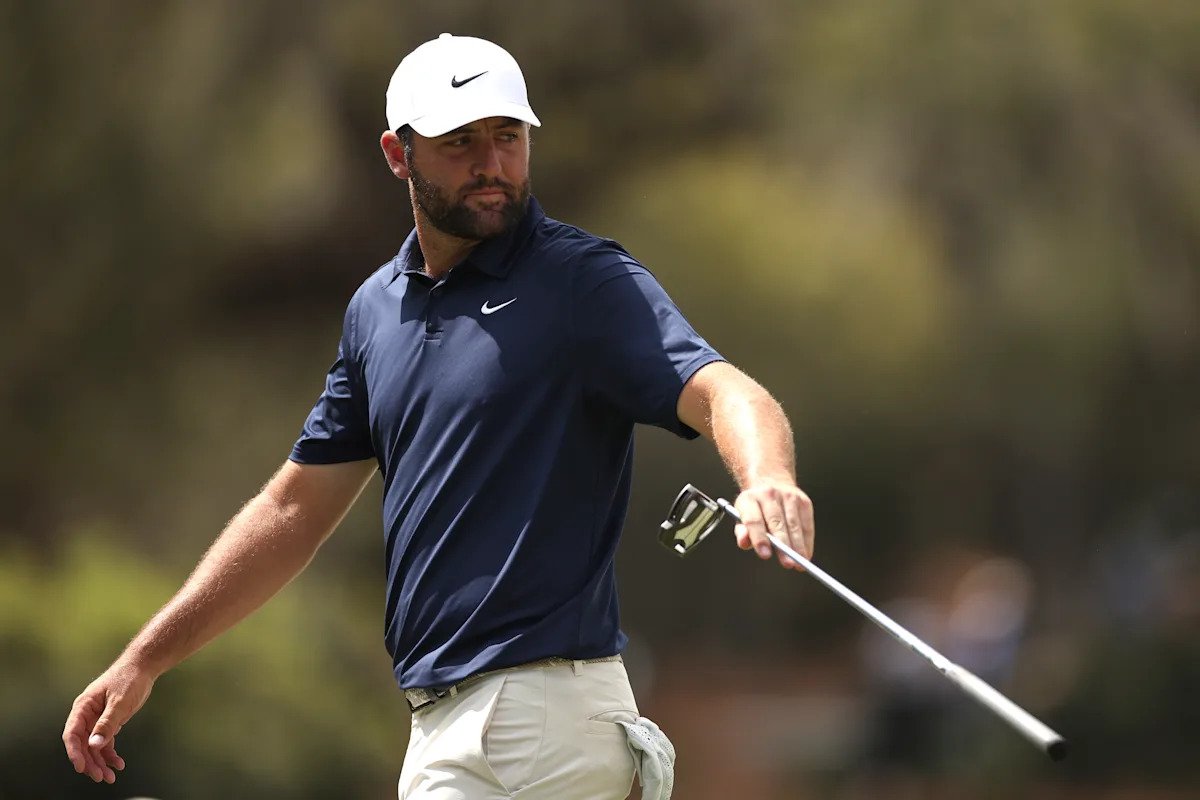 Scottie Scheffler llega al Augusta National para el Masters con su hijo Remy de 9 días