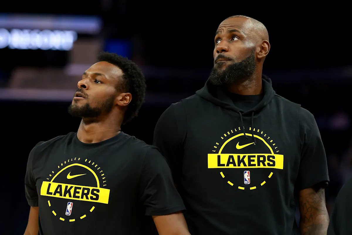 LeBron James dice que Bronny James está listo para los minutos de playoffs contra unos Lakers faltos de personal: ‘Merecido y merecido’