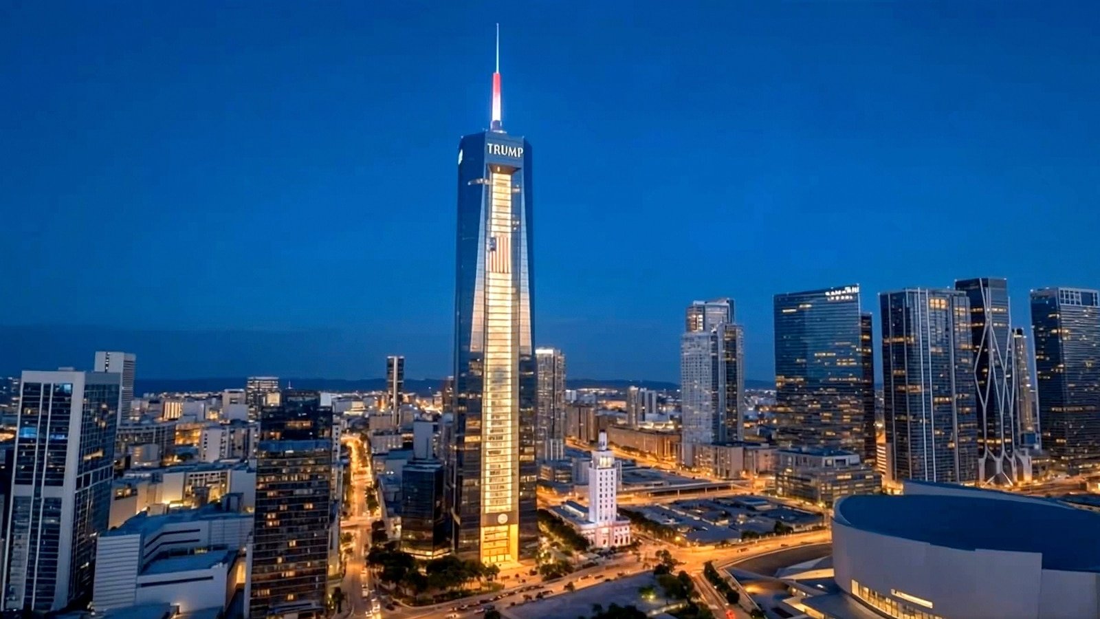 Trump revela planes para una biblioteca presidencial, que incluye un superdotado avión Air Force One y una réplica de la Oficina Oval