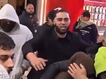 Un miembro del séquito de la novia de ISIS, Zahra Ahmad, llama “mierda” a un periodista durante escenas salvajes en el aeropuerto de Melbourne.