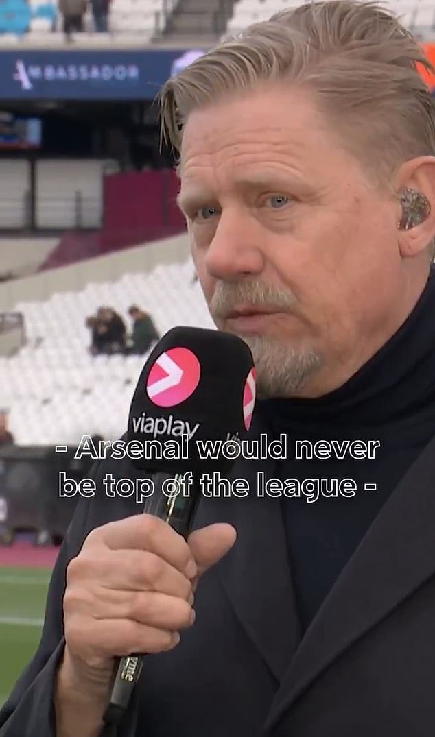 Peter Schmeichel está furioso por la decisión “loca” y “tan equivocada” de anular el gol de último minuto del West Ham, ya que afirma que el Arsenal ha marcado así toda la temporada.