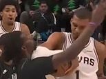 Victor Wembanyama fue expulsado tras darle un codazo en la garganta a su rival en un gran enfrentamiento de playoffs de la NBA