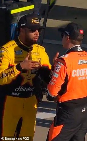 Momento asombroso: el piloto de NASCAR de Michael Jordan se enfrenta a su rival en una acalorada confrontación en el pit lane