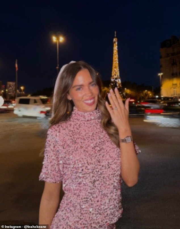 Leah, la hija de Roy Keane, viaja a París para su despedida de soltera con su prometido futbolista antes de su boda de verano.