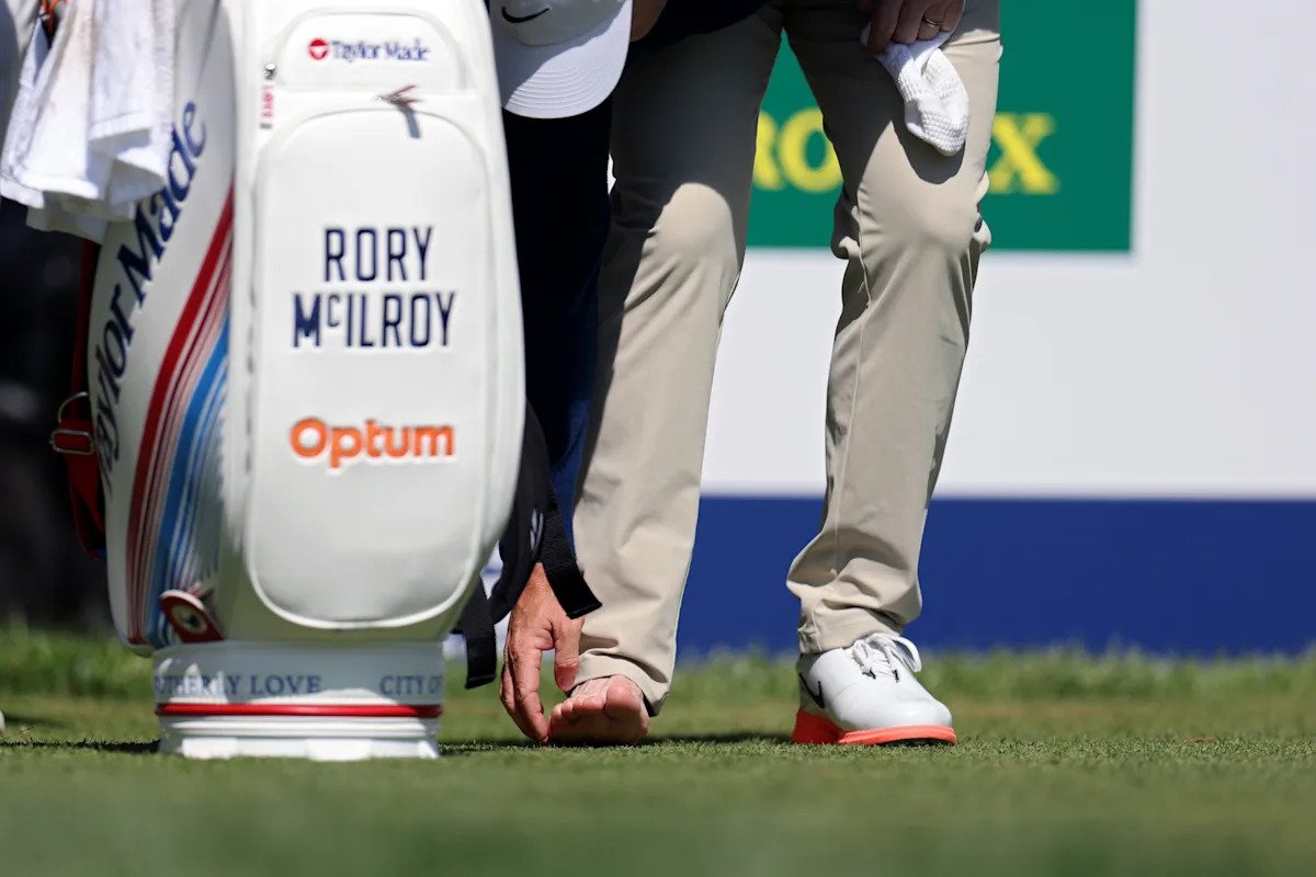 Campeonato de la PGA: Rory McIlroy se retira de la ronda de práctica después de 3 hoyos debido a una ampolla en el dedo del pie