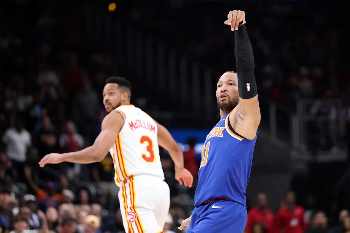 Los números más increíbles de la victoria récord de 47 puntos de los Knicks sobre los Hawks en la primera mitad del Juego 6