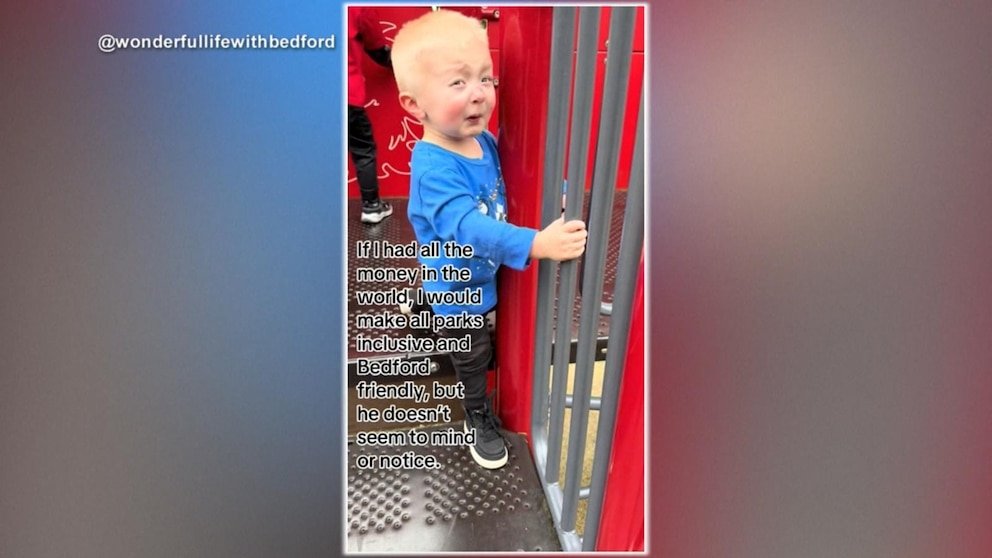 MIRAR: La familia de un niño con un trastorno raro recauda $500,000 para un nuevo patio de juegos