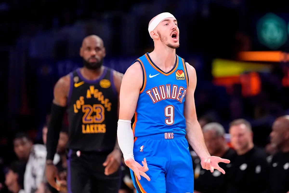 Thunder aguantó hasta el final del Juego 4, derrotando a LeBron James y los Lakers, victoria completa de la serie.