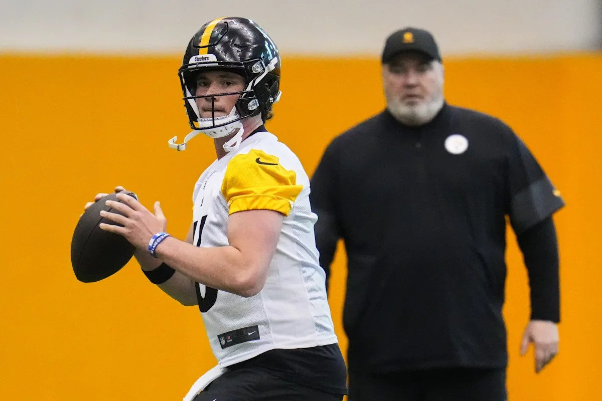 Se informa que los Steelers están revisando la mecánica de Drew Allar después de la accidentada carrera del mariscal de campo novato en Penn State.