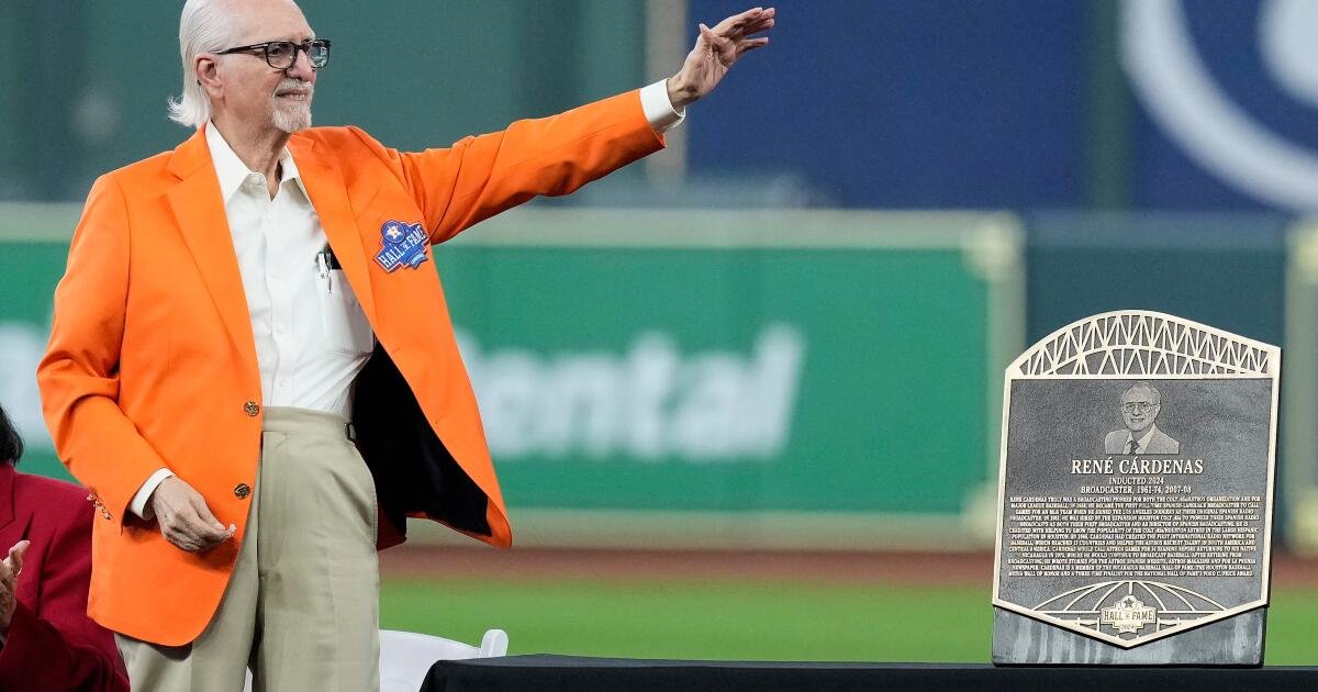 Murió René Cárdenas, el primer locutor en español de los Dodgers
