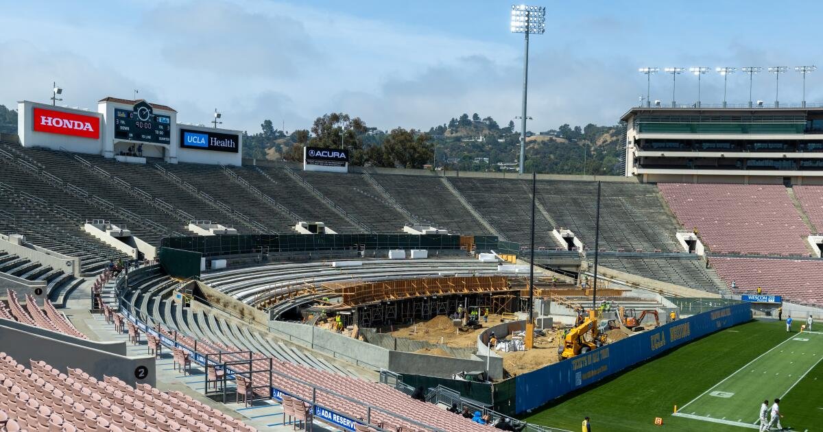 Dentro de la mejora de 30 millones de dólares del Rose Bowl para el fútbol de UCLA