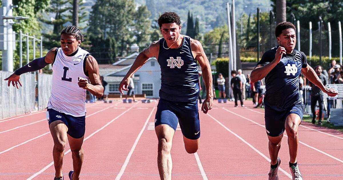 Zion Phelps de Loyola demuestra que es el más rápido en la Mission League