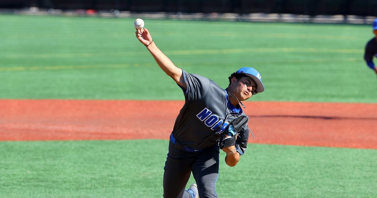 Clasificación de los 25 mejores béisbol de escuelas secundarias de Los Angeles Times