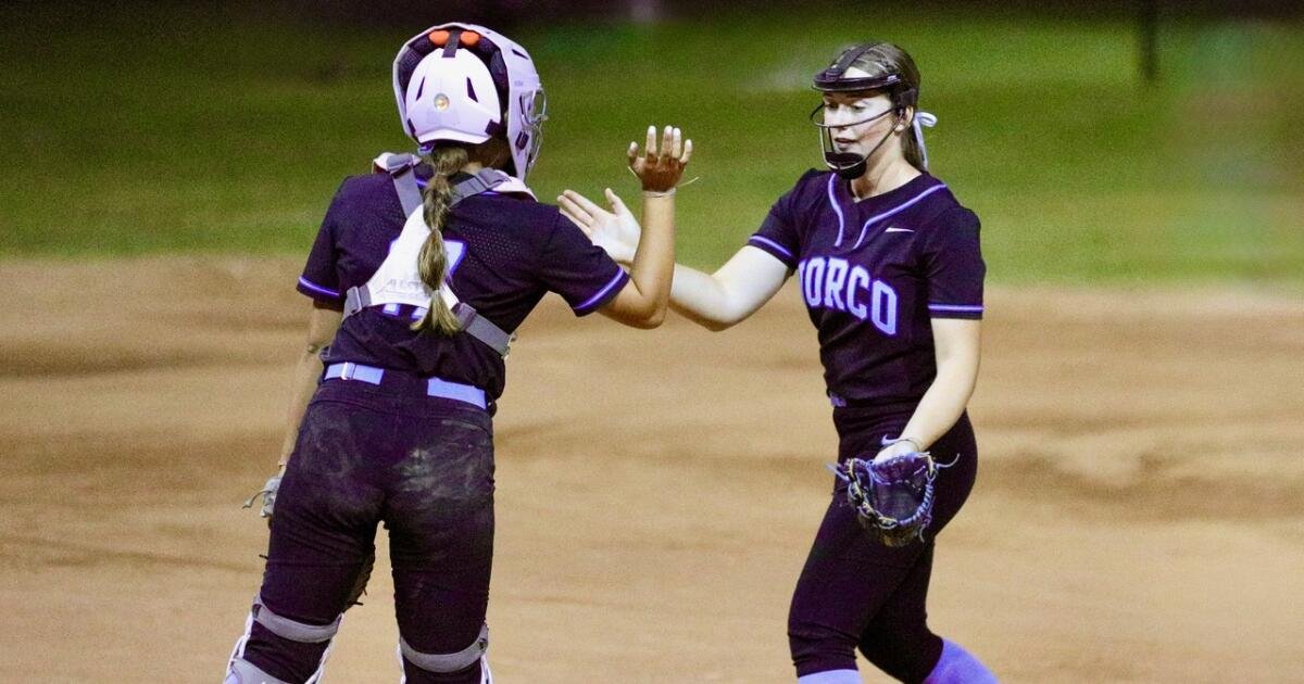 Softbol de secundaria entre los 20 primeros puestos del ranking de Southland