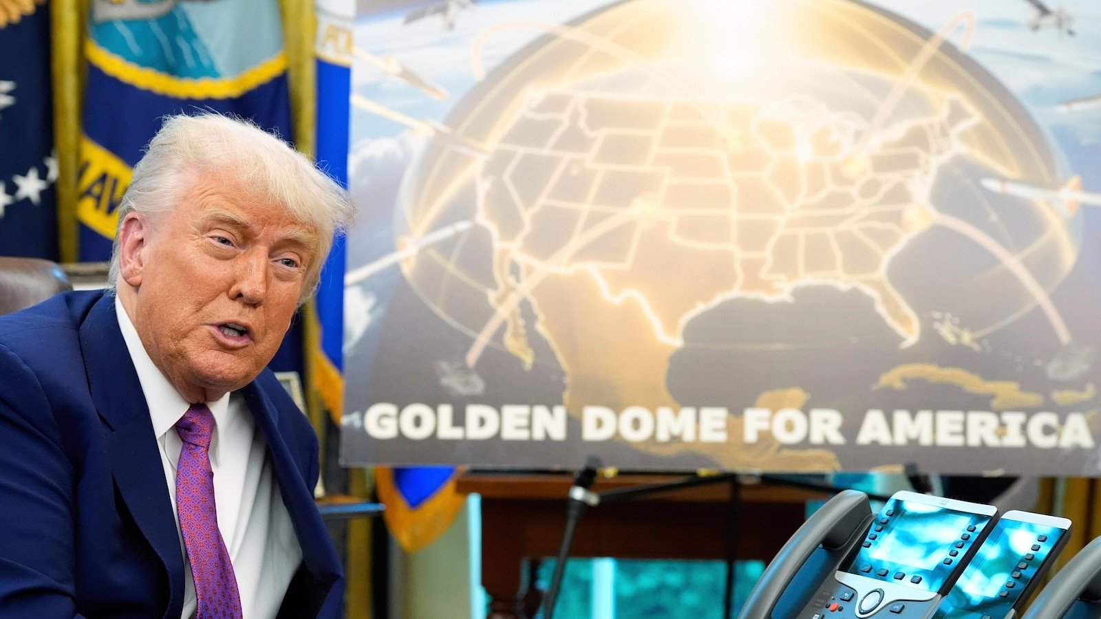 Se estima que la Cúpula Dorada planeada por Trump costará 1,2 billones de dólares, mucho más de lo que anunció originalmente.